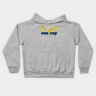 Two chiefs one cop Kids Hoodie